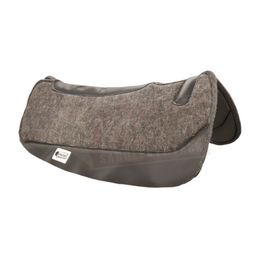 ContourFlex Wither Relief Wool Black Felt/Neoprene Saddle Pad