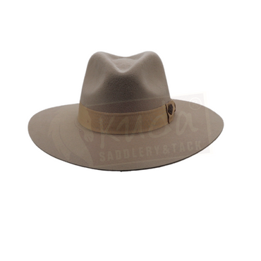 Cross Roads Cowboy Felt Hat - Light Brown