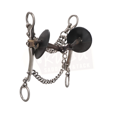 Straight Small Shank Bit with Interchangeable Double Jointed 3-Piece Snaffle