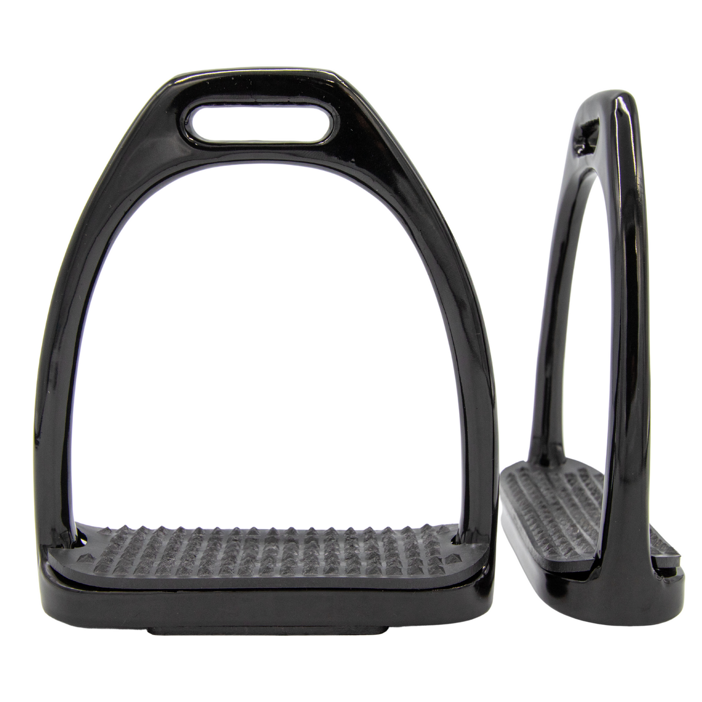 Ultralight Aluminum Stirrups with Rubber Foot