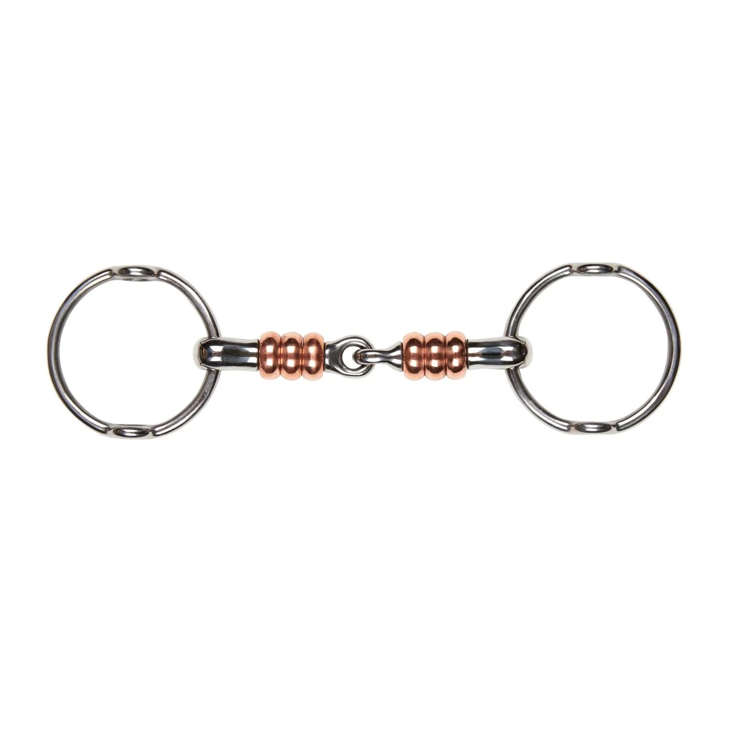 Korsteel Stainless Steel Jointed Gag W/Large Copper Rollers