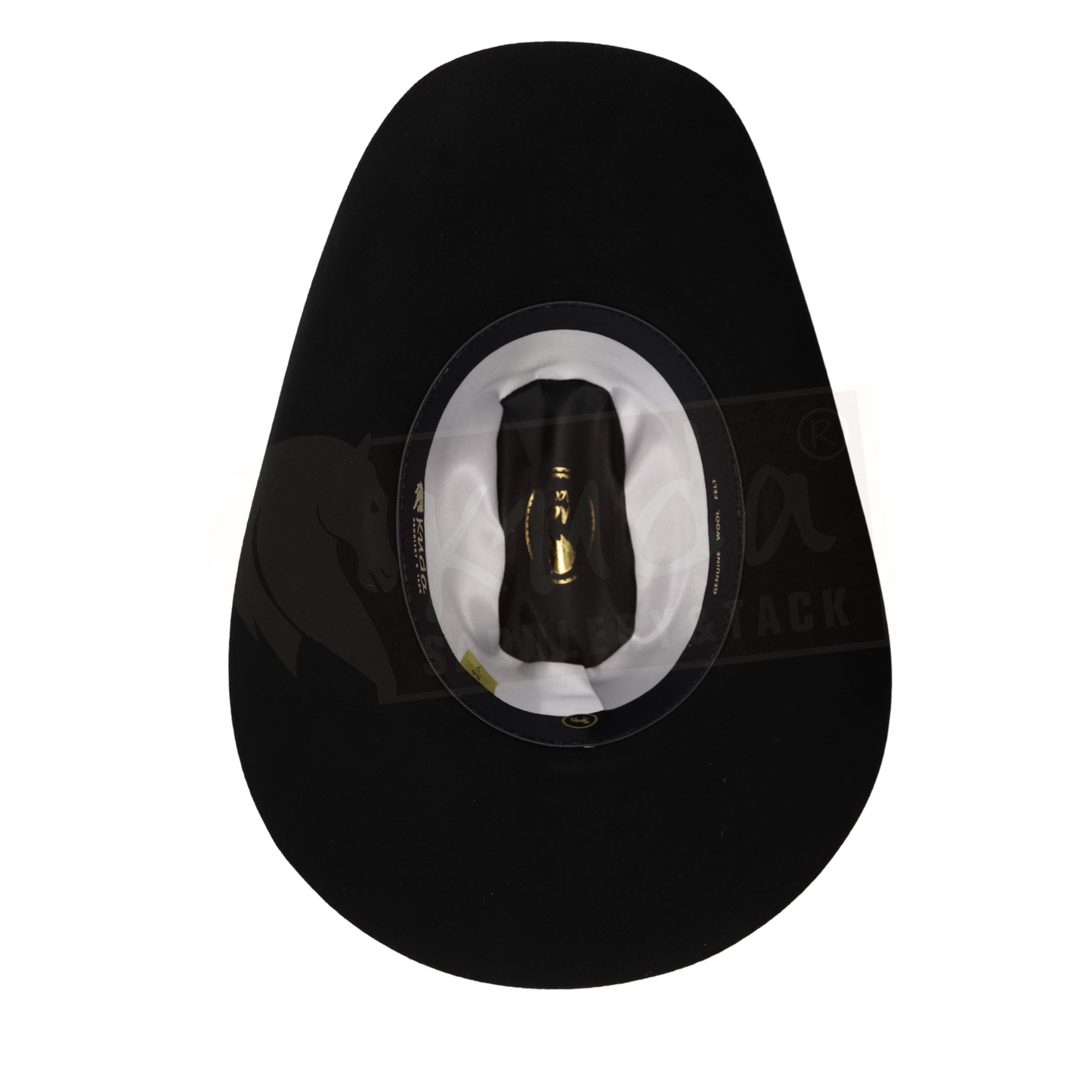 Santafe Western Felt Hat - Midnight Black