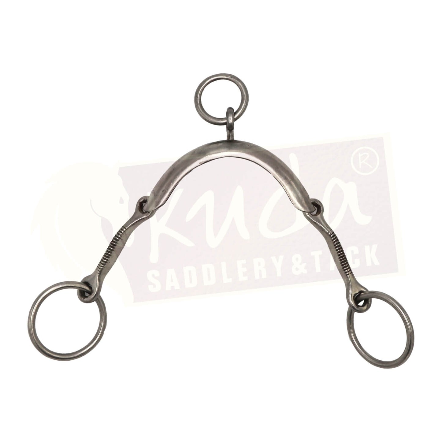 Metal Noseband - Stainless Steel 3-Piece – Center Ring