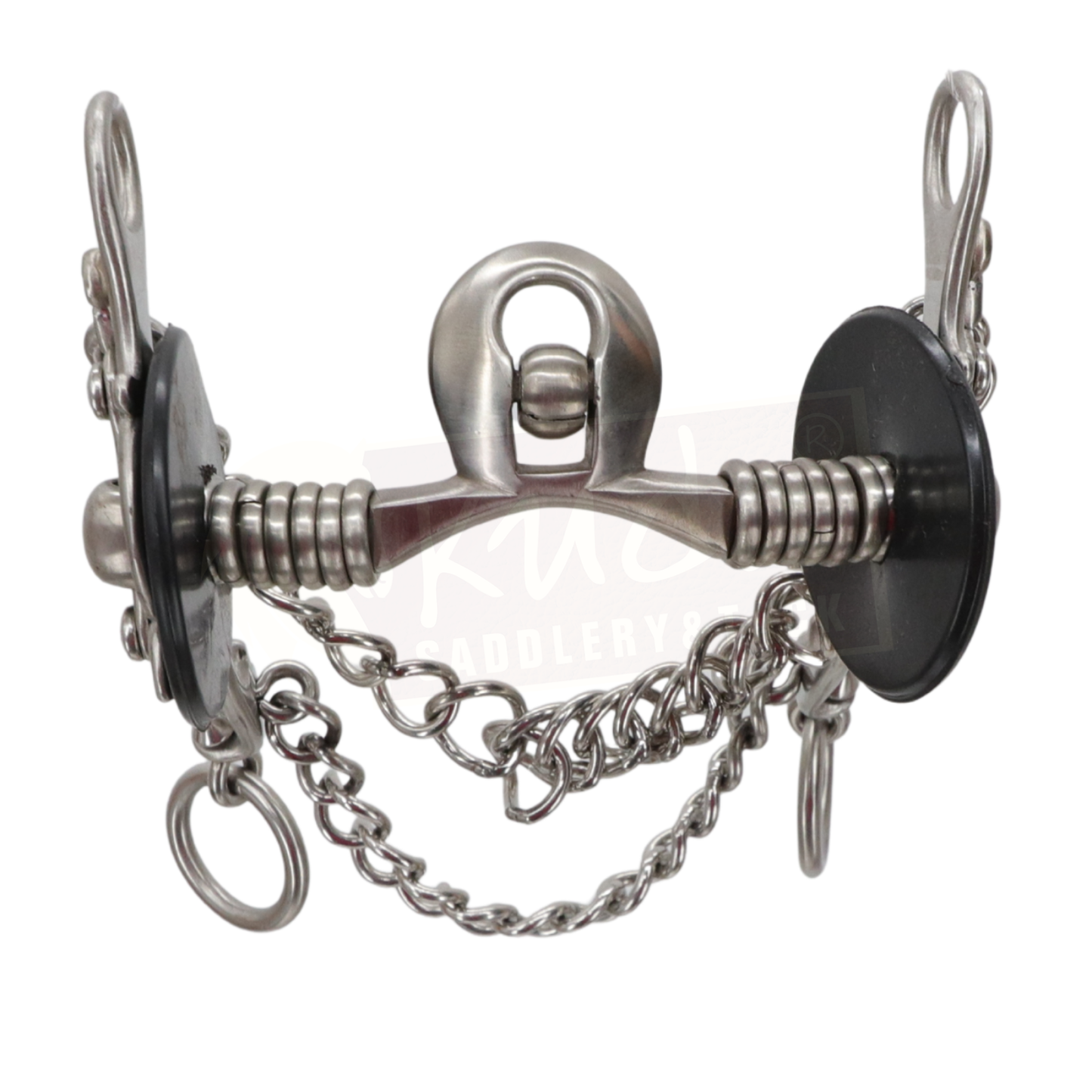 "S" Shank Bit with Bar, Spoon and Copper Rollers