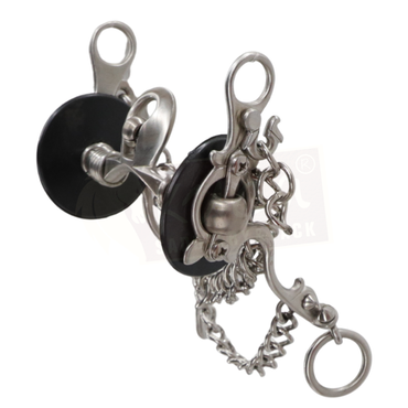 "S" Shank Bit with Bar, Spoon and Copper Rollers