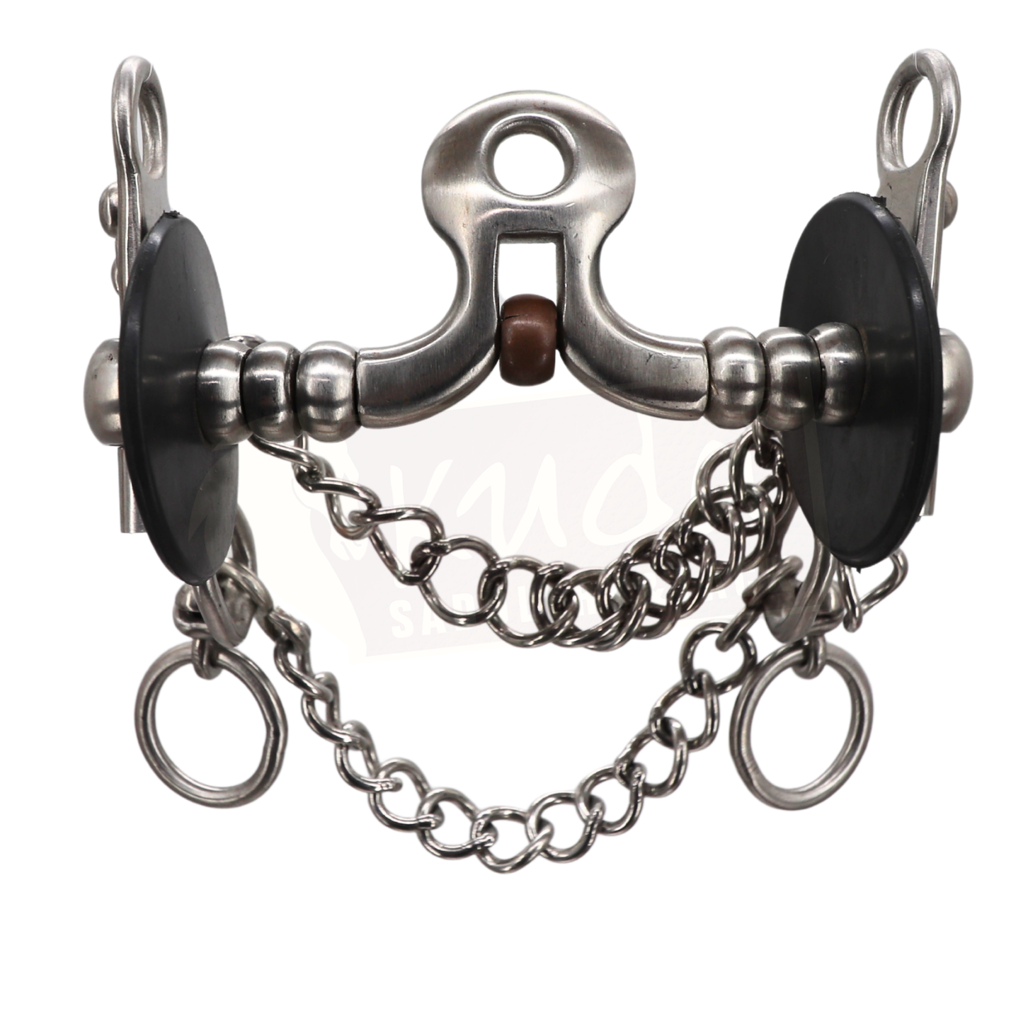 Small Shank Bit with Interchangeable Mouthpiece, Spoon and Copper Rollers