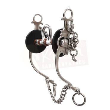 "C" Shank Bit with Spoon and Copper Rollers