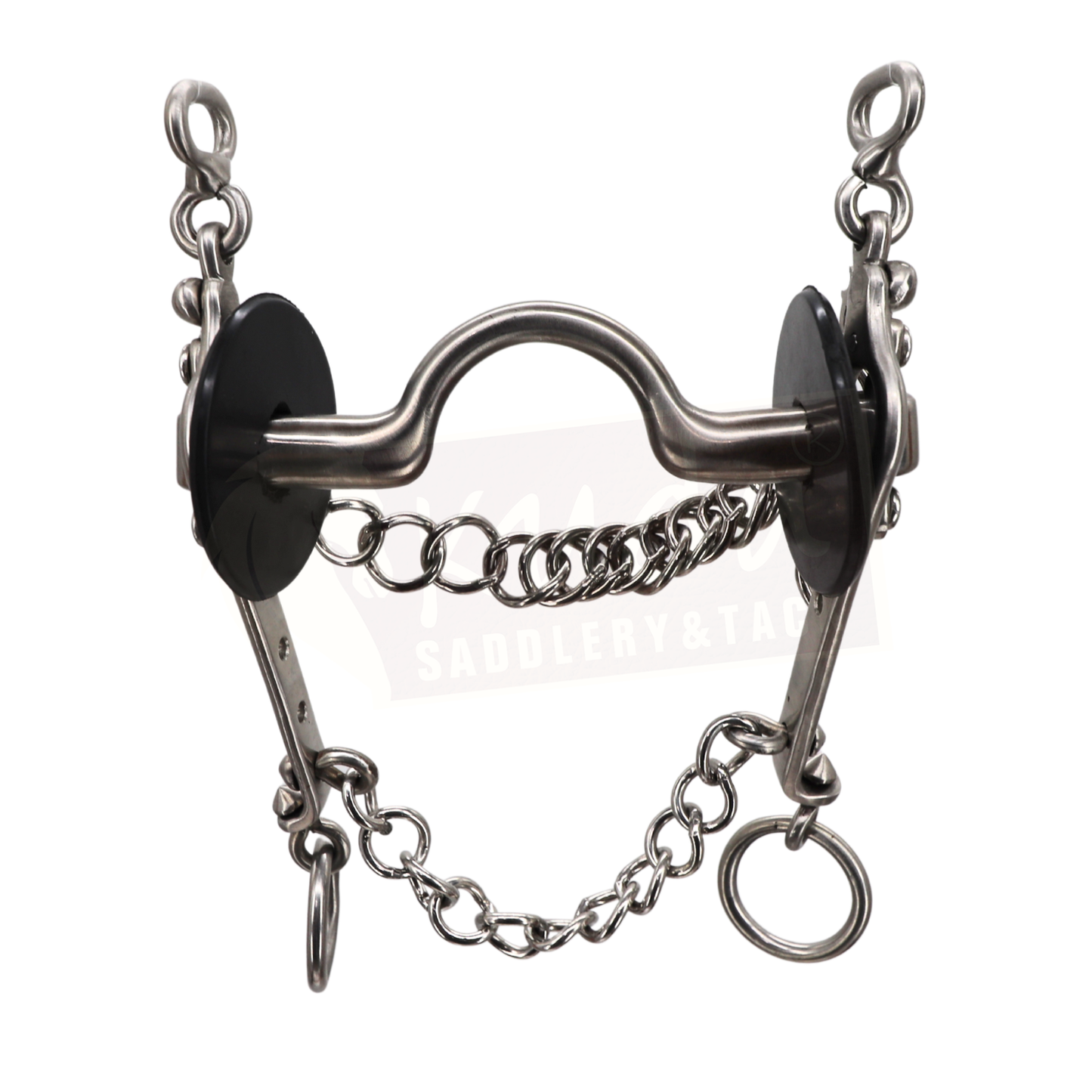 Fish Shank Bit with Interchangeable U Mouthpiece