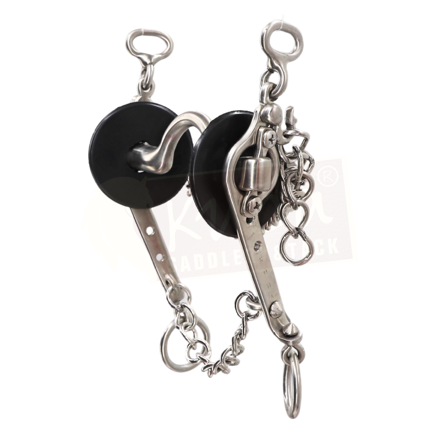 Fish Shank Bit with Interchangeable U Mouthpiece