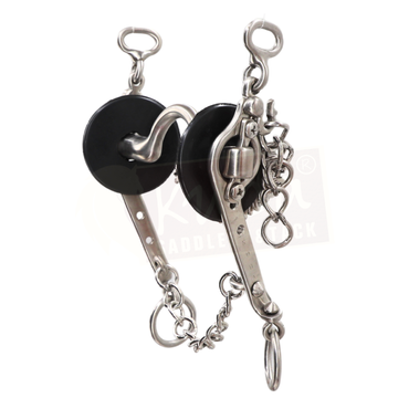 Fish Shank Bit with Interchangeable U Mouthpiece