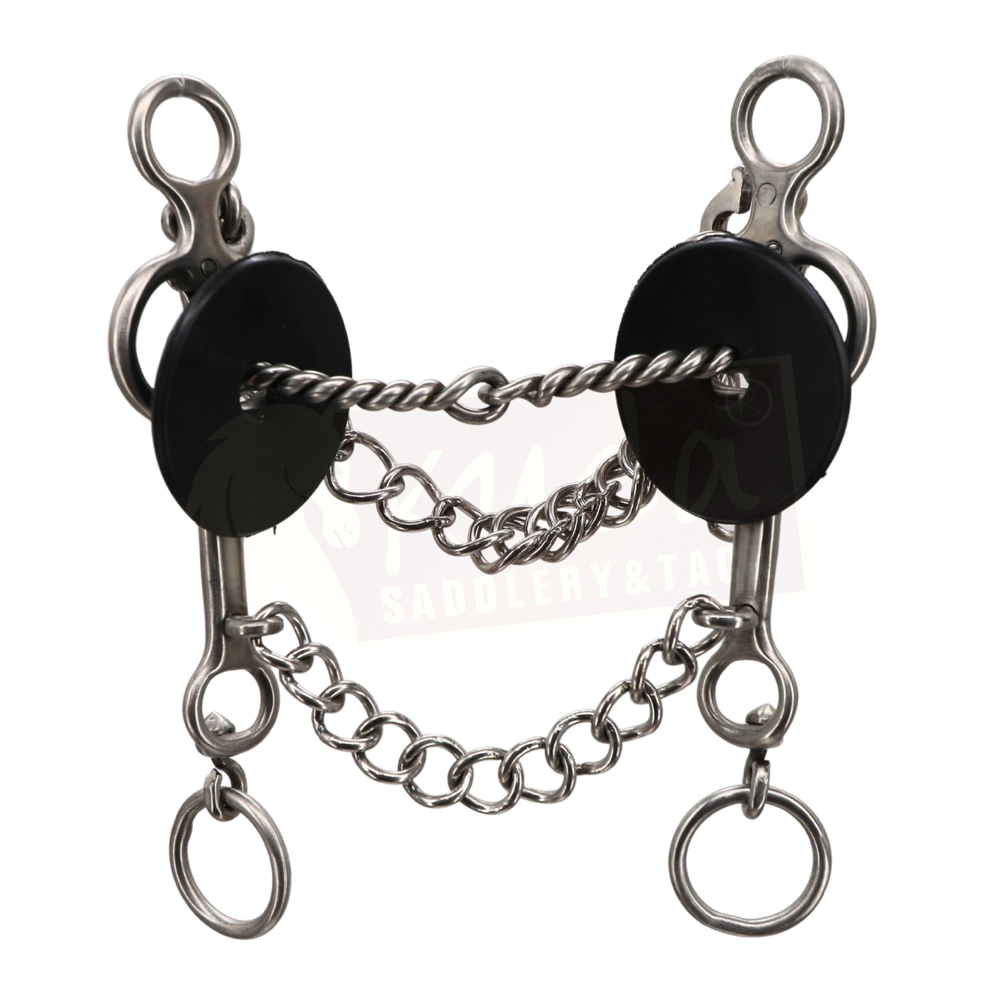 Straight Small Shank Bit with Interchangeable Double Jointed 2-Piece Snaffle