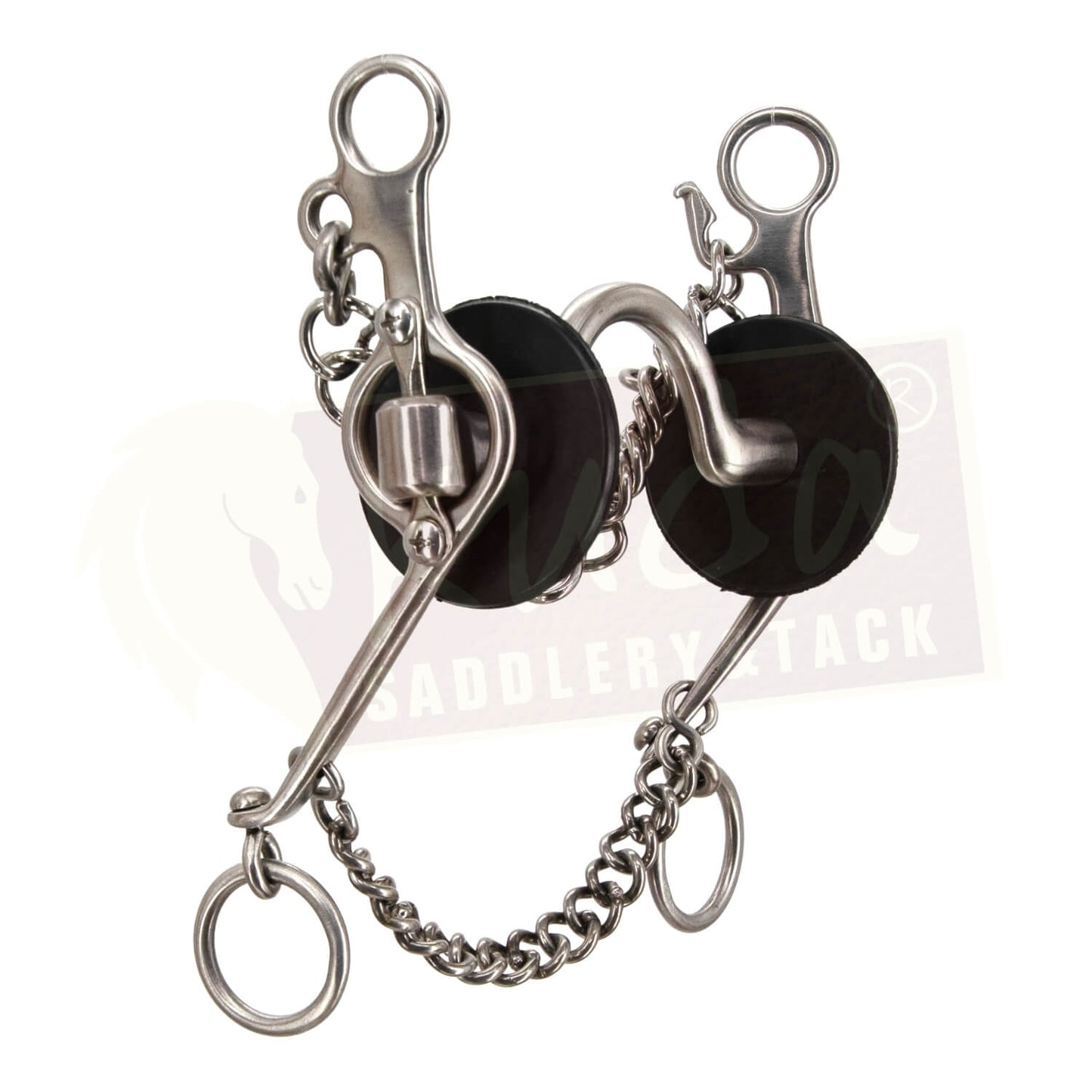 Fish Shank Bit with Interchangeable U Mouthpiece