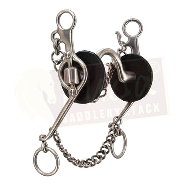 Fish Shank Bit with Interchangeable U Mouthpiece