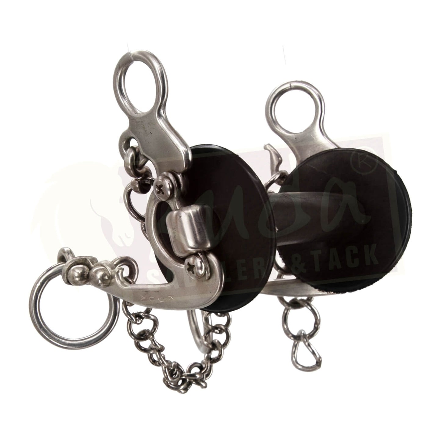 Semi Triangle Shank Bit with Interchangeable Rubber Bar Mouthpiece
