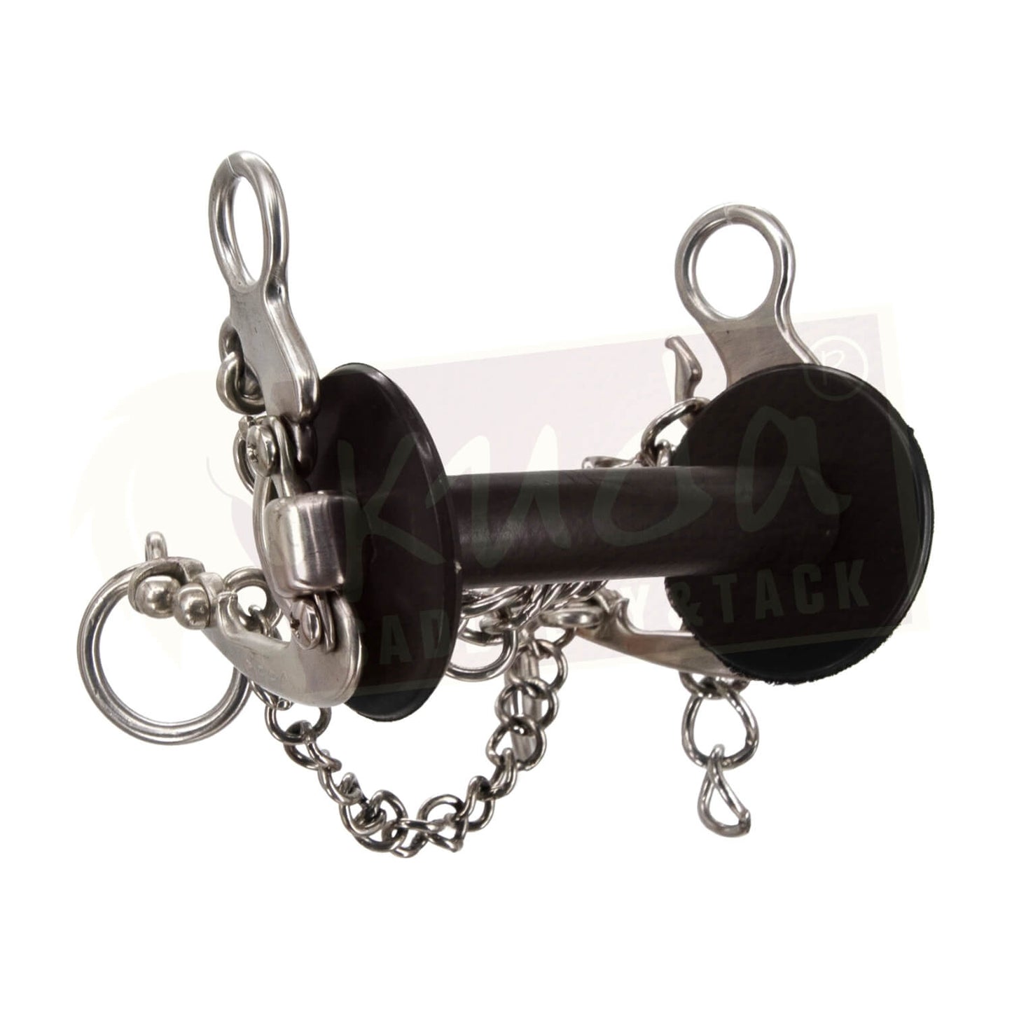 Semi Triangle Shank Bit with Interchangeable Rubber Bar Mouthpiece