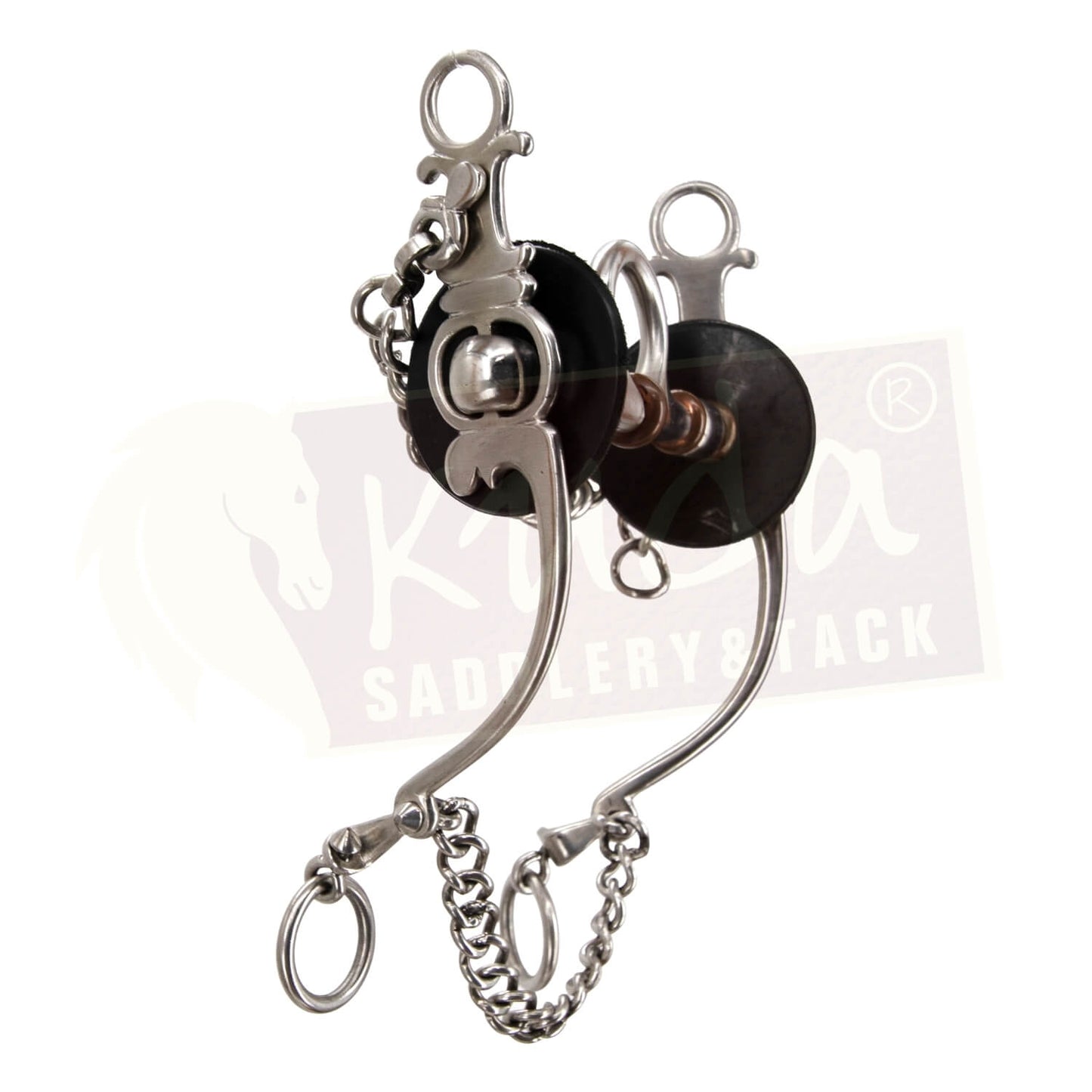 "C" Shank Bit with Spoon and Copper Rollers