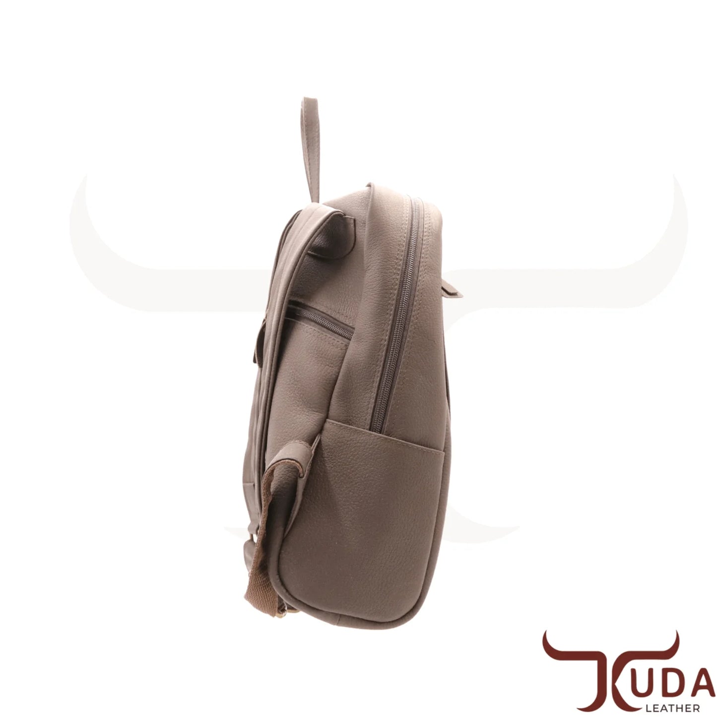 Bolso Terra de piel flor marrón de alta calidad