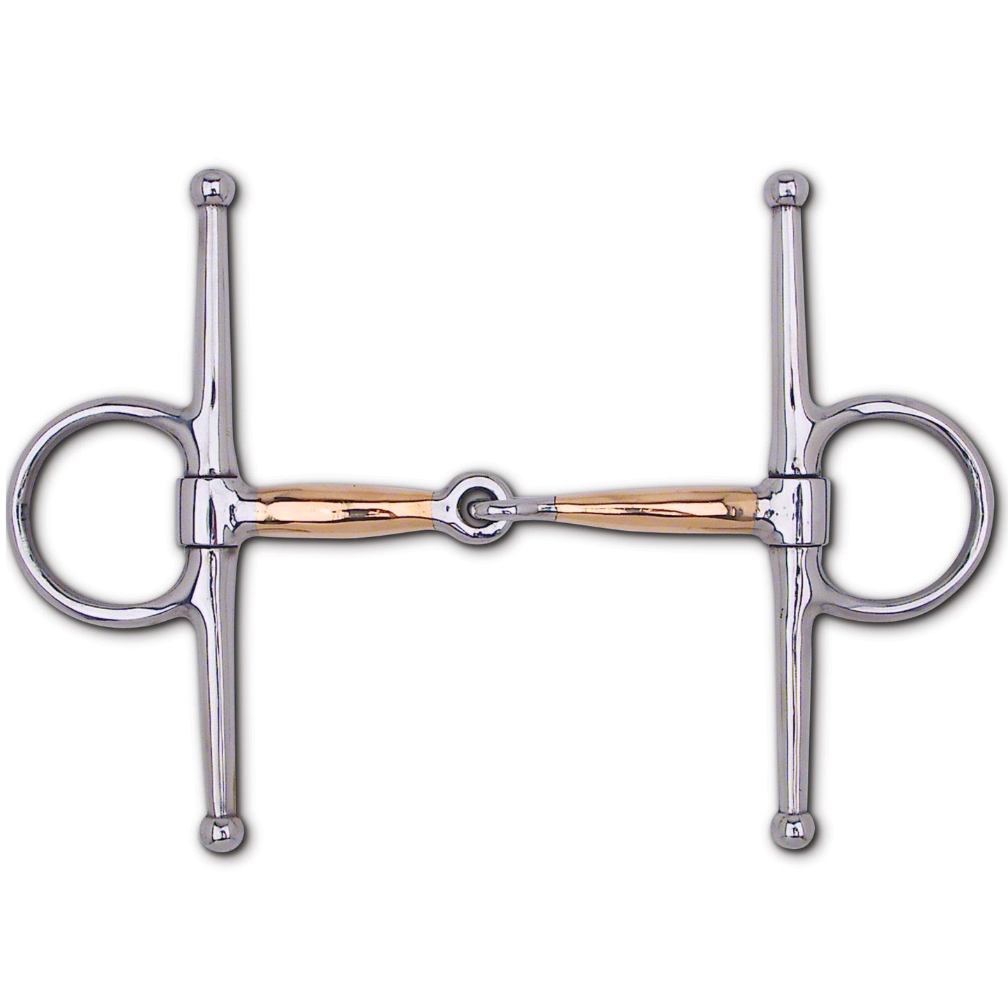 Copper Thin Mouth Snaffle Full Cheek - 6 1/2" Cheek
