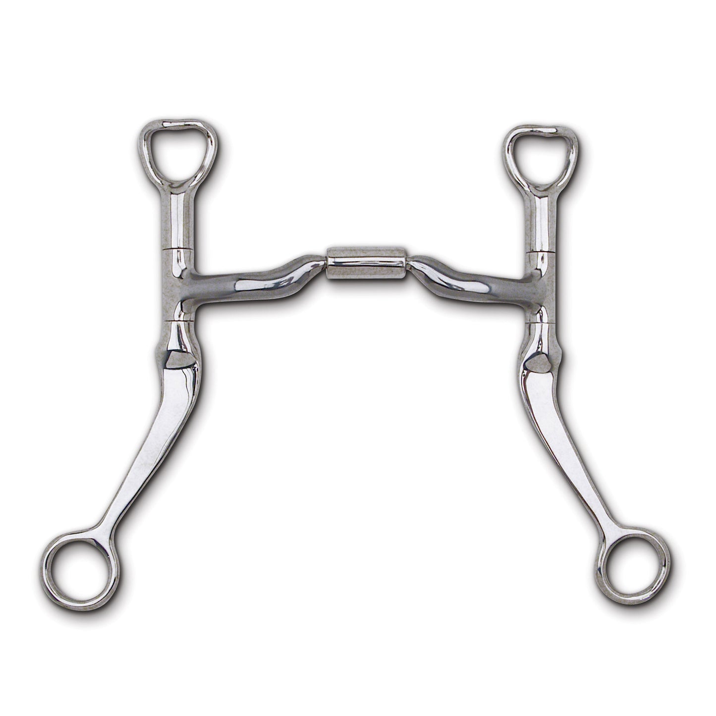 Myler Flat Shank with Sweet Iron Low Port Comfort Snaffle MB 04