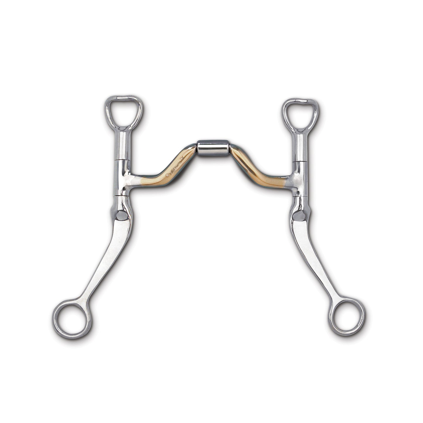 Myler Flat Shank with Cyprium Ported Barrel MB 33, Size 5"