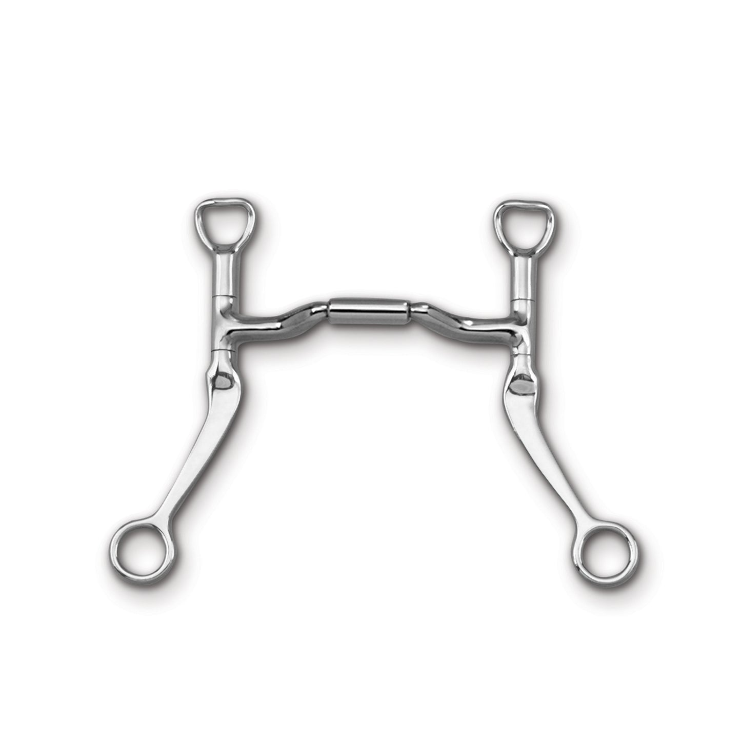 Myler Flat Shank with Sweet Iron Forward Tilt Ported Barrel MB 36