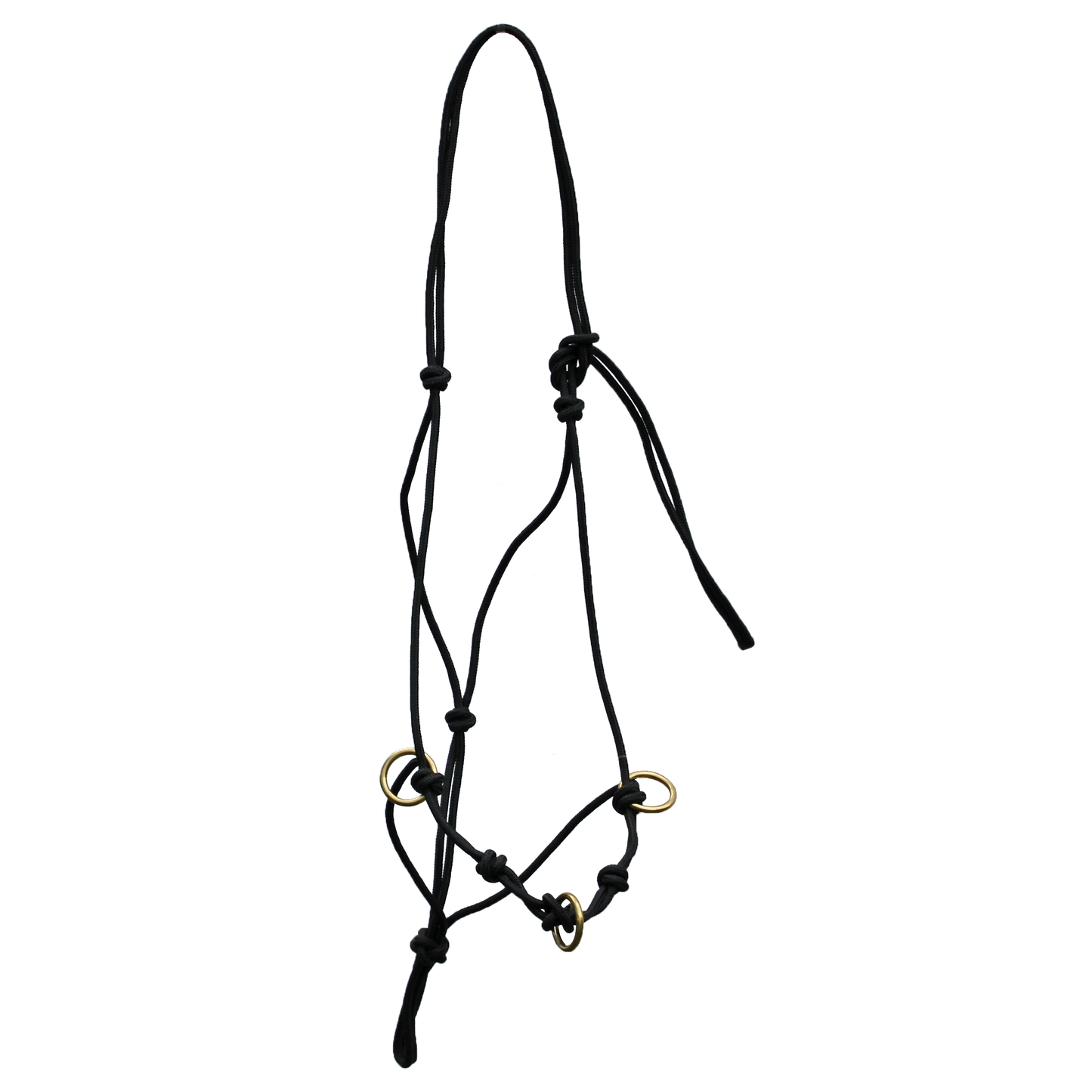 Halter - 5 Nose Knots and 3 Rings