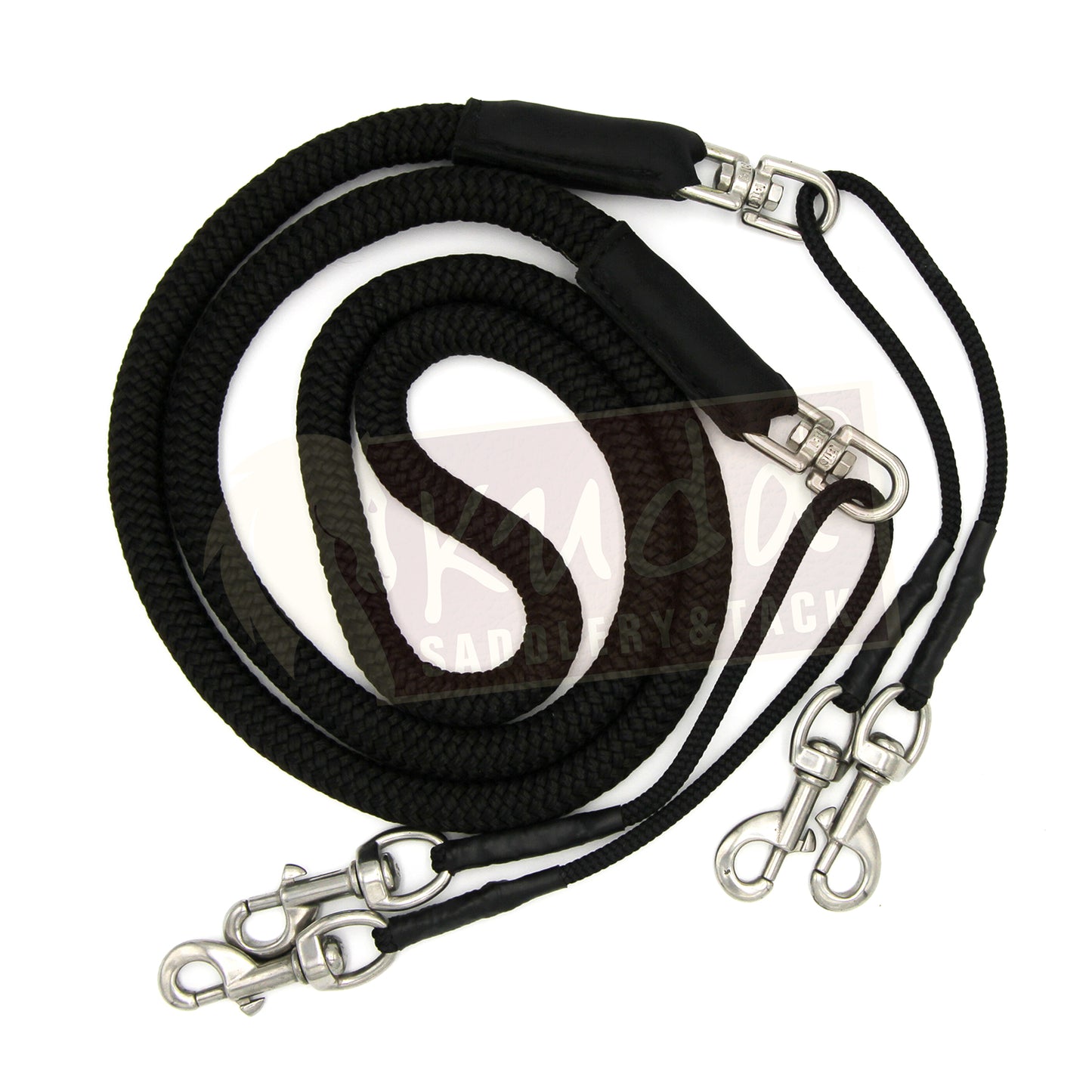 Nylon Pulley Reins - 5/8" (Assorted Colors)