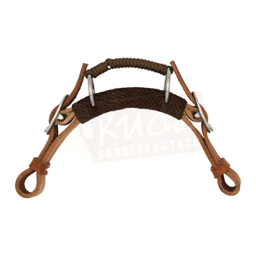 Bordillo de cuero trenzado