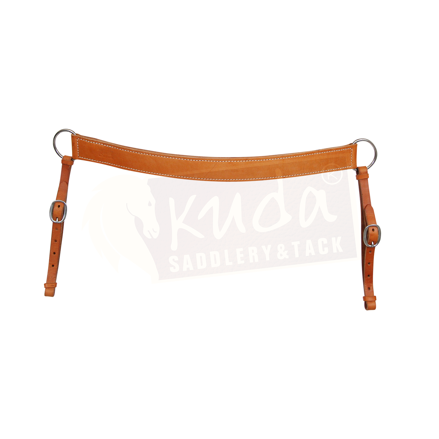Straight Leather Breast Collar - Brown