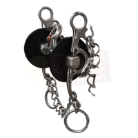 Straight Small Shank Bit with Interchangeable Mouthpiece, Spoon and Rollers