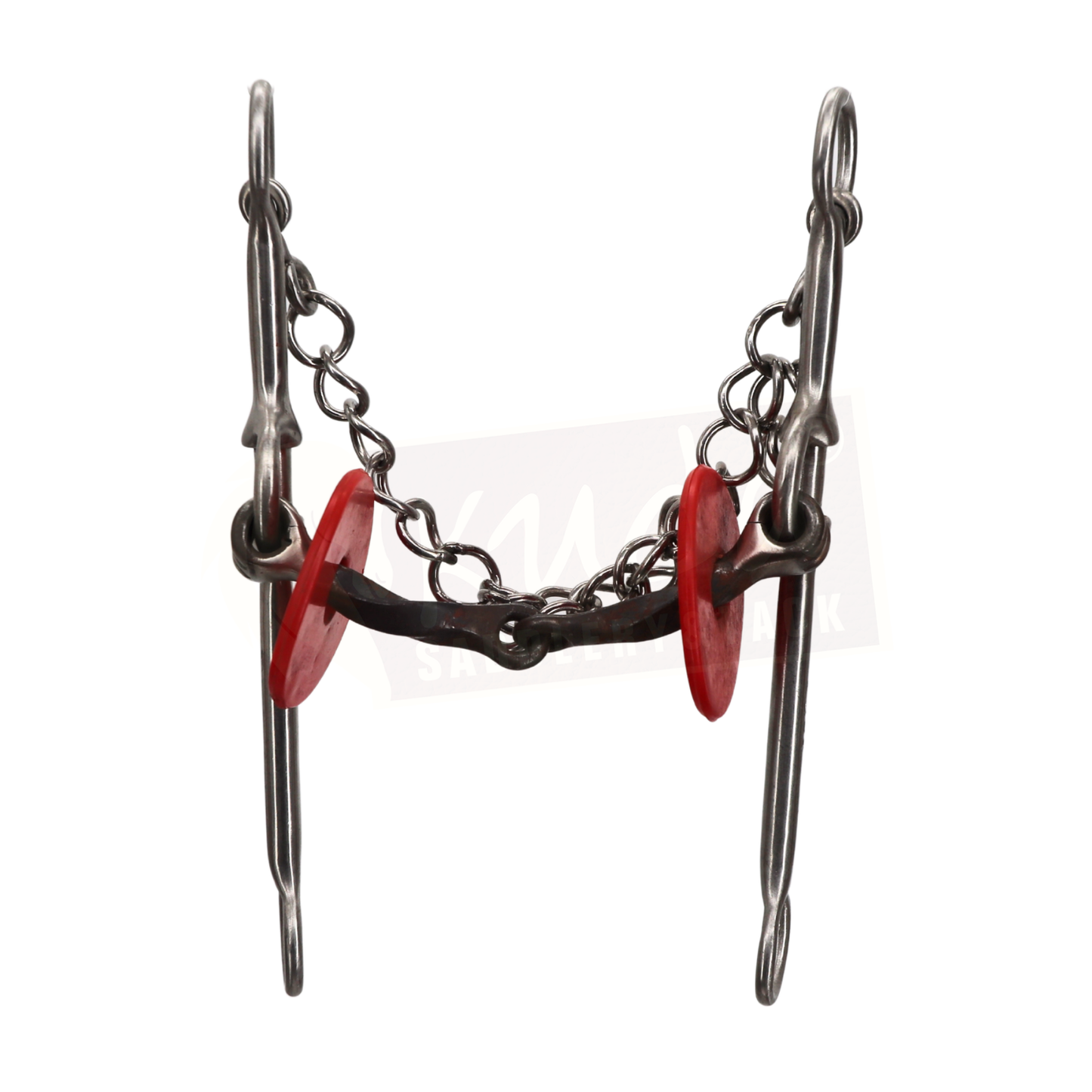Straight Shank Bit with Sweet Iron Twisted Snaffle