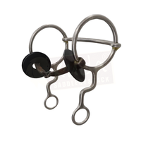 Mexican-style training bit with a double-jointed snaffle