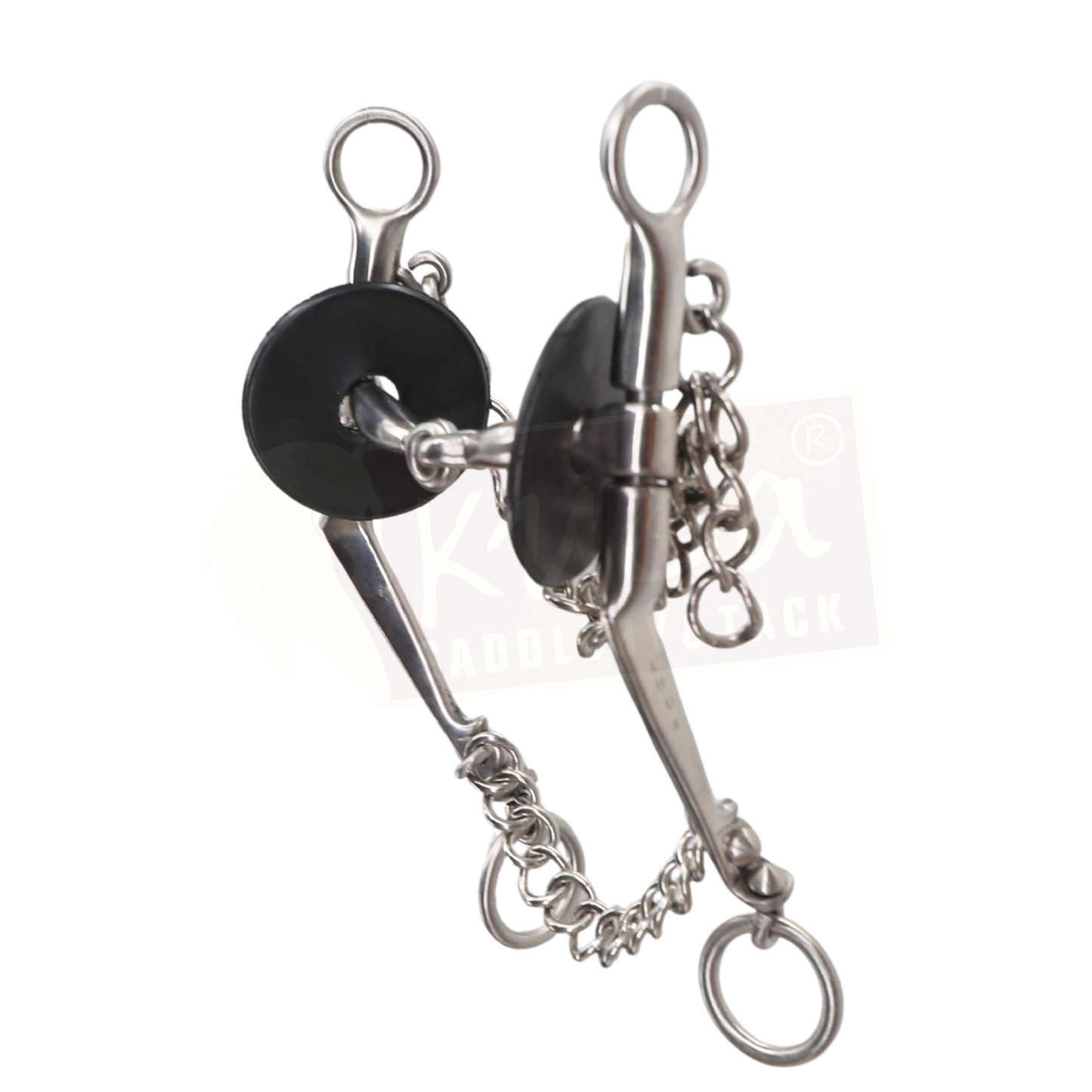 Flat Shank with Interchangeable Snaffle