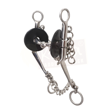 Flat Shank with Interchangeable Snaffle