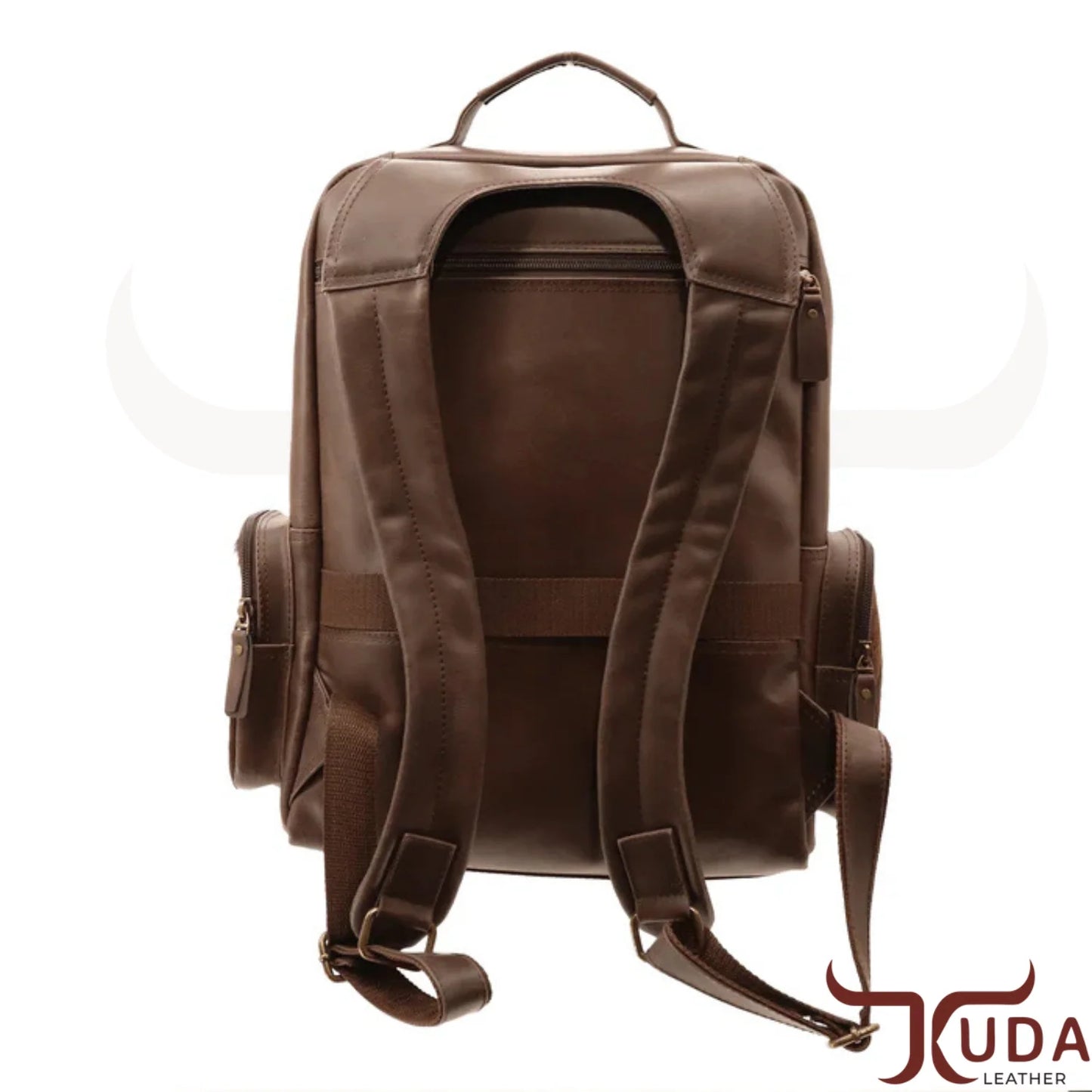 THE BLAKE - Cuero marrón de grano superior y piel de vaca genuina atigrada