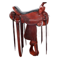 All Around Flex Saddle - 16" Light Oiled XWide - In Stock