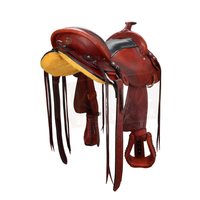 All Around Flex Saddle - 16" Light Oiled XWide - In Stock