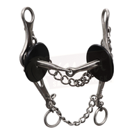 Fish Shank Bit with Interchangeable Snaffle