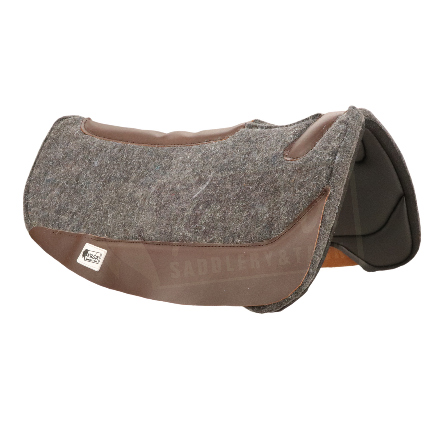 ContourFlex Wither Relief Wool Black Felt/Neoprene Saddle Pad