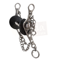 Fish Shank Bit with Interchangeable Snaffle
