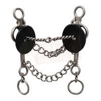Straight Small Shank Bit with Interchangeable Double Jointed 2-Piece Snaffle