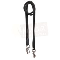 Nylon Draw Reins Black - 1/2"