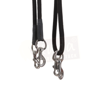 Nylon Draw Reins Black - 1/2"