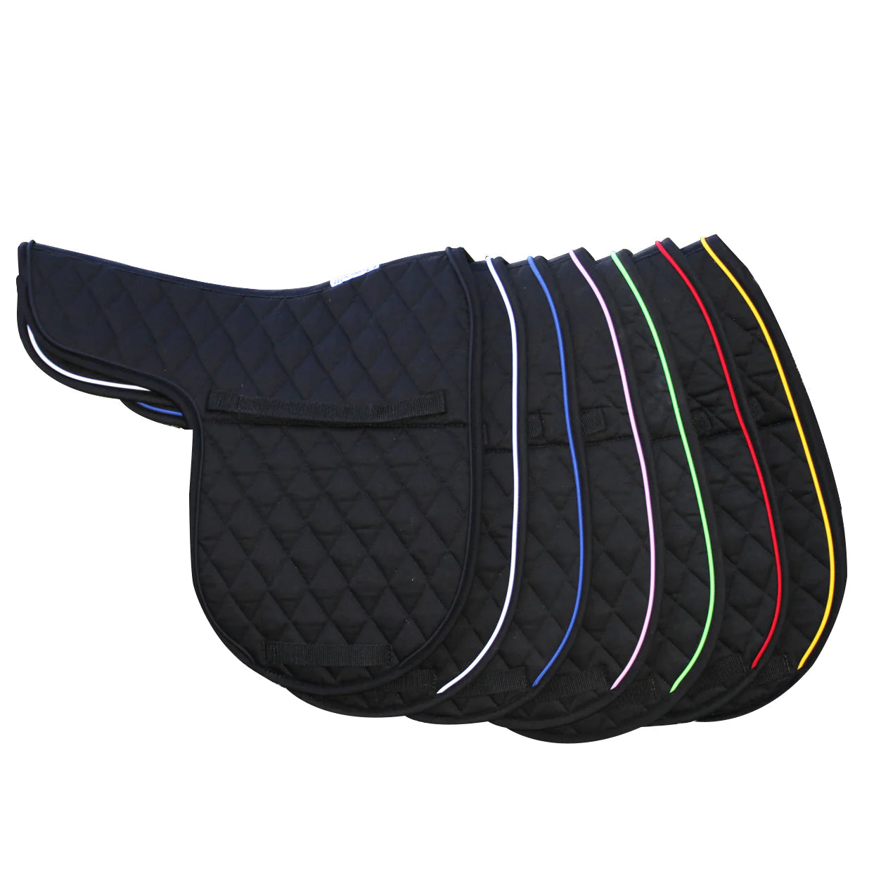 Contoured Wither Relief Quilted/Neoprene English Saddle Pad