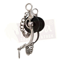 "C"Type Shank Bit with Interchangeable Mouthpiece, Spoon and S.S. Rollers