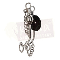 "C" Type Shank Bit with Interchangeable Twisted Wire Mouthpiece