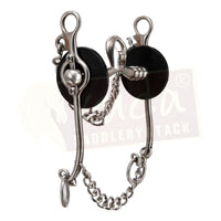 "C" Type Shank Bit with Interchangeable Mouthpiece, Spoon and S.S. Rollers