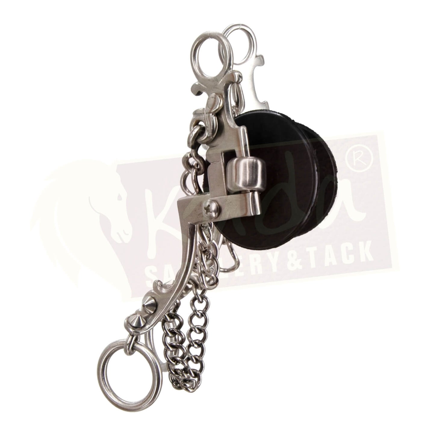 Chair Leg Shank Bit with Interchangeable Twisted Wire Snaffle