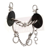 Chair Leg Shank Bit with Interchangeable Twisted Wire Snaffle
