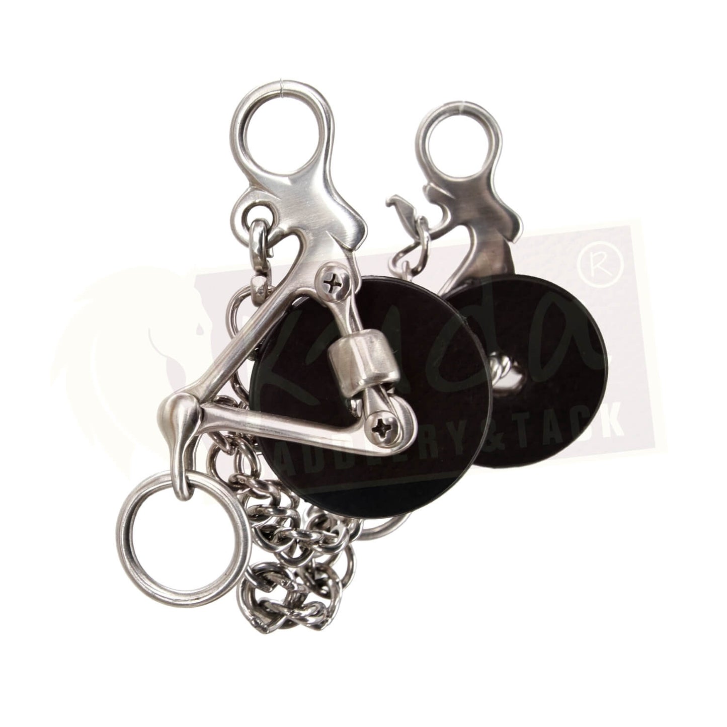 Triangle Shank with interchangeable Twisted Double-Jointed Mouthpiece and French Link
